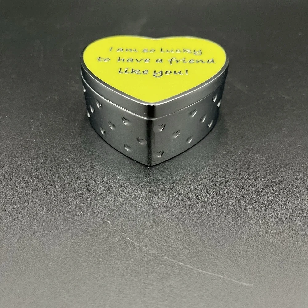 Vtg Things Remembered Heart Shaped Friends Jewelry Box NIB Gift